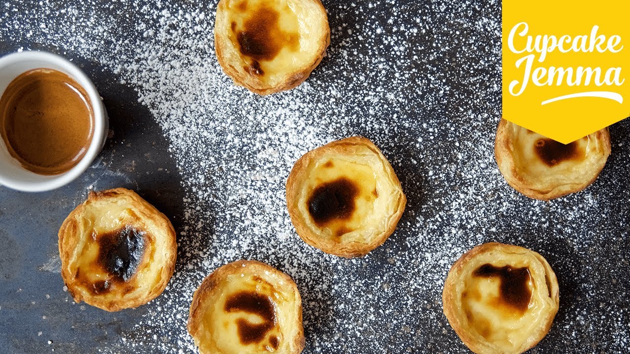 How to Make Pastéis de Nata AKA Portuguese Custard Tarts | Cupcake Jemma | CupcakeJemma