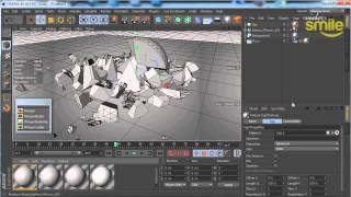 Разрушение объектов в Cinema 4D