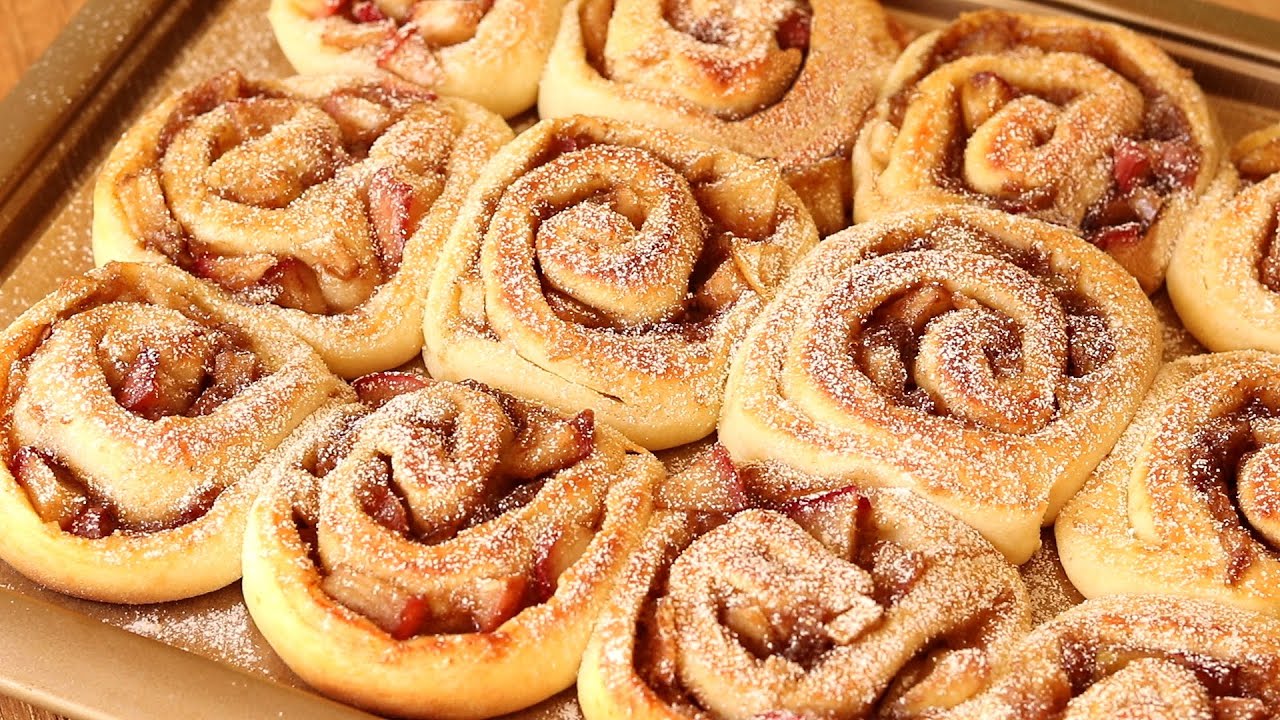 ПРОЩЕ Рецепта Не НАЙТИ! МОМЕНТАЛЬНЫЕ  ТВОРОЖНЫЕ Булочки с ЯБЛОКАМИ 🍎. НЕТ ДРОЖЖЕЙ! НЕРЕАЛЬНО Вкусные