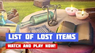 List of Lost Items · Game · Gameplay screenshot 1