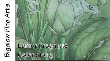 Lemur Frogs pt 8: Fragile World tutorial color along
