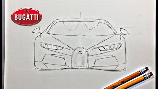 🔴COMO DIBUJAR UN BUGATTI A LAPIZ ✏️super FACIL / DIBUJOS DE AUTOS  DEPORTIVOS ✏️ - thptnganamst.edu.vn