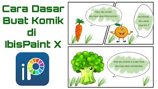 TUTORIAL CARA DASAR BUAT KOMIK DI IBISPAINT X HP ANDROID screenshot 2