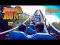 2022 Thunder Run Roller Coaster On Ride Back Seat 4K POV Kentucky Kingdom