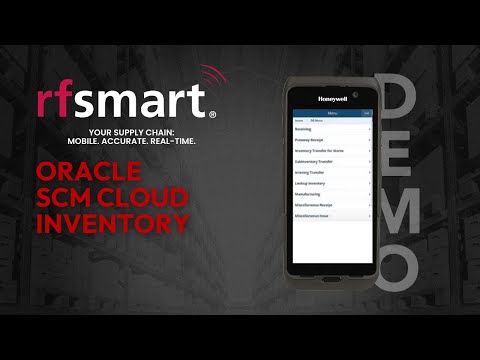 Oracle SCM Cloud Inventory Demo - RF-SMART