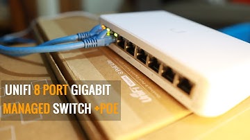 Unboxing and Configuring the 8-Port Gigabit UniFi Switch with 4 PoE Ports