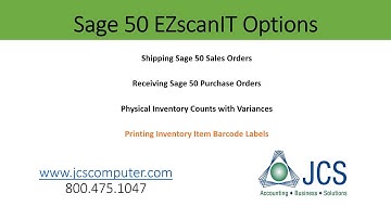 Sage 50 Barcode Labels - Print barcode labels, ship, receive and physical counts - 800.766.6770
