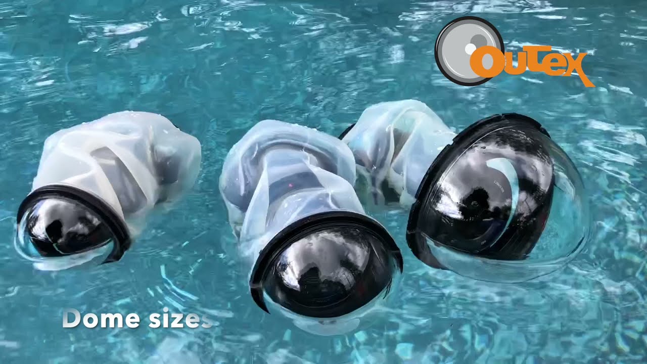 Outex Optical Glass Dome Ports for underwater photography fits any