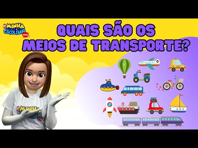Meios de Transporte G4 - Educação Infantil - Videos Educativos - Atividades para Crianças