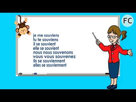 Le Verbe Se Souvenir au Présent - To Remember - French Conjugation