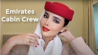 Get Ready With Me - Emirates Cabin Crew يلا بينا نتحضر قبل الرحلة - مضيفة طيران الإمارات 🇦🇪 ✈️