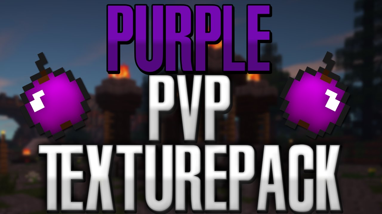 Minecraft PvP Texturepack - PURPLE PACK! 1.7/1.8 2016 