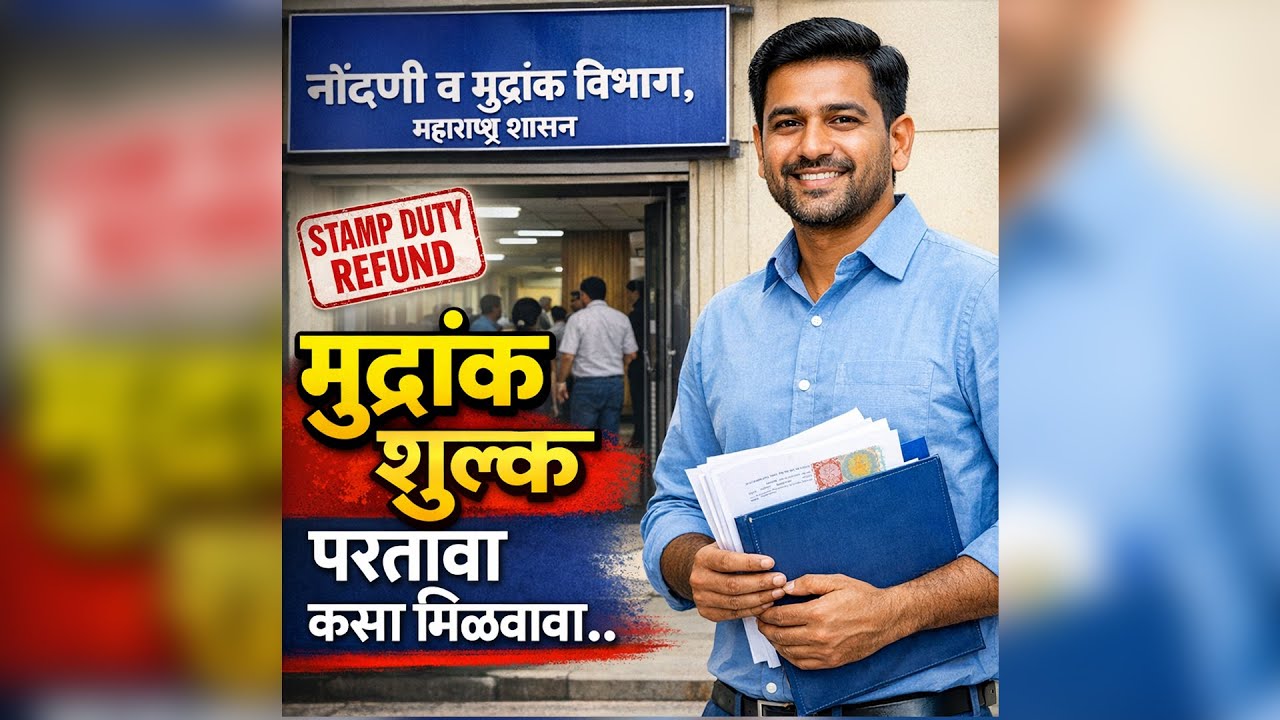 मुद्रांक शुल्क परतावा कसा मिळवावा..?? | Stamp Duty Refund Process | IGR Maharashtra