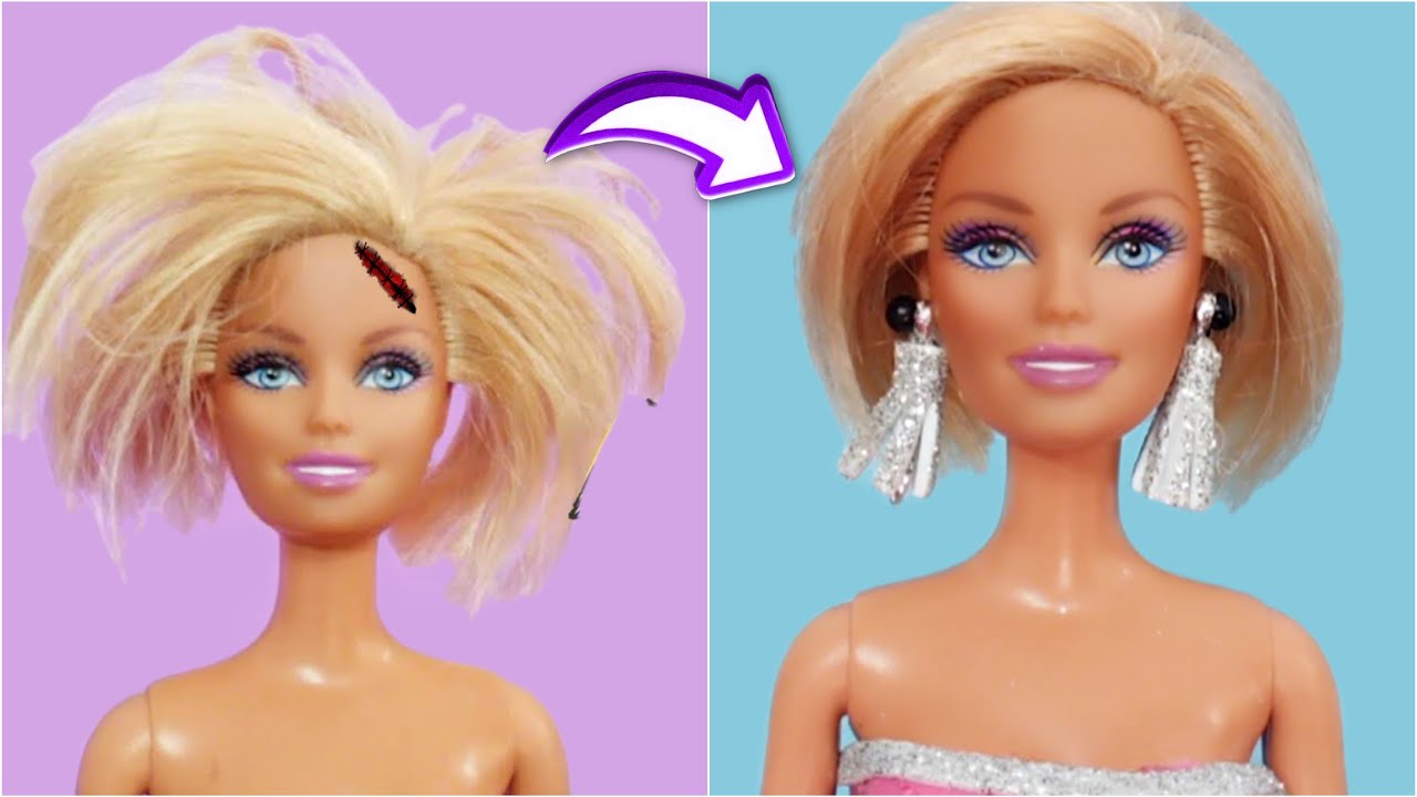 28 FRESH HACKS FOR YOUR BARBIE, Unusual Crafts for Barbie and LOL Doll | Barbie Crafts Es
