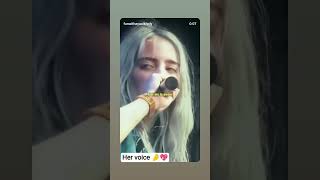 Her voice gave me goosebumps 💖✨