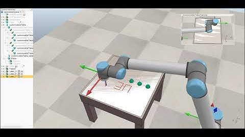 UR10 with VREP and Matlab || UR10 Drawing Robot || Peter Corke robotics tool box