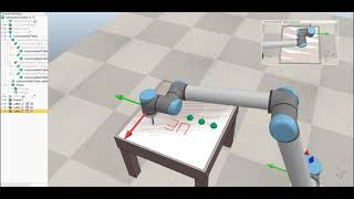 UR10 with VREP and Matlab || UR10 Drawing Robot || Peter Corke robotics tool box