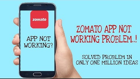 How to fix Zomato app not working problem Solved 2023