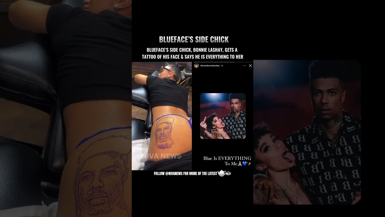 A Different Boo Tattooed Blueface’s Face Where He Likes To Put His Face [VIDEO]