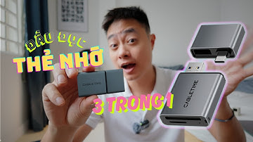 Đầu Đọc Thẻ Nhớ 3-in-1 Cabletime: Nhỏ Gọn, Siêu Nhanh, Dùng Cho MỌI THIẾT BỊ!