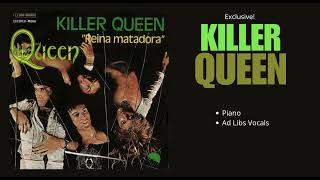 Queen - Exclusive! - Killer Queen ( Ad-Libs Vocals over Piano ) ( Fragment )