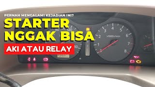 Mobil Tidak Bisa Starter Penyebabnya Aki, Relay atau Dinamo Starter