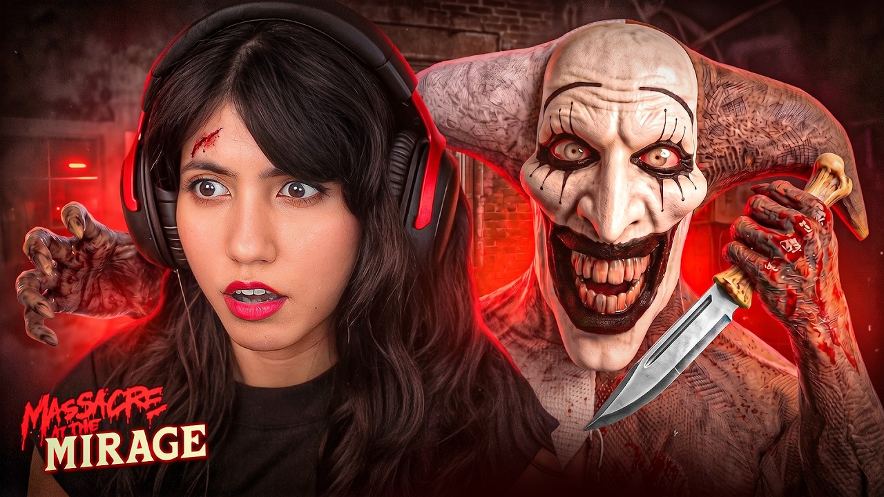 🔴MASSACRE AT THE MIRAGE 🔴 I HATE CREEPY CLOWNS 🔴 HORROR GAME TIME 🔴 LIVE