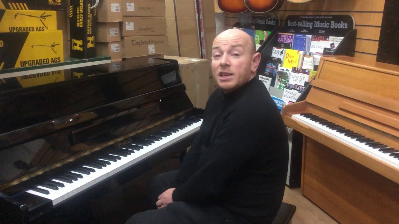 Offenbach Black Upright Piano at Sherwood Phoenix Pianos