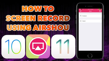 AIRSHOU: How To SCREEN RECORD Your iOS 10/11 iPhones iPads (NO JAILBREAK)(NO COMPUTER)