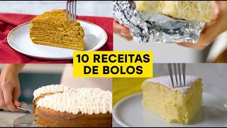 10 Receitas de bolo