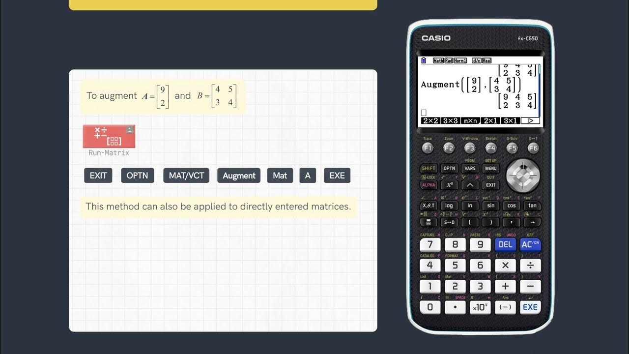 Quick Skills Matrices Augmentation And Transposition With The Fx CG50 quick-skills-matrices-augmentation-and-transposition-with-the-fx-cg50
