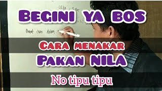 CARA MENAKAR PORSI PAKAN NILA,AKURAT