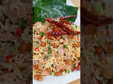 ยำแหนมมาม่ากรอบ ยำแหนมคลุก #กินได้อร่อยด้วย  #cooking