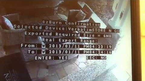 Speco DVR 16-tl event retrieval