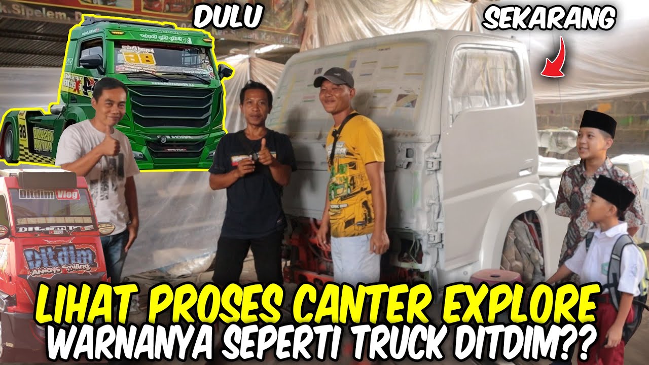 PERSIAPAN KONTES, TRAGA DITDIM DIBAWA KE IRSYAD PUTRA KAROSERI,  LIHAT WAJAH BARU CANTER EXPLOR