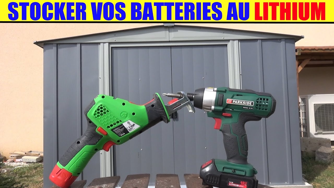 stocker vos batteries au lithium entreposer conseils stockage outils sur une longue periode