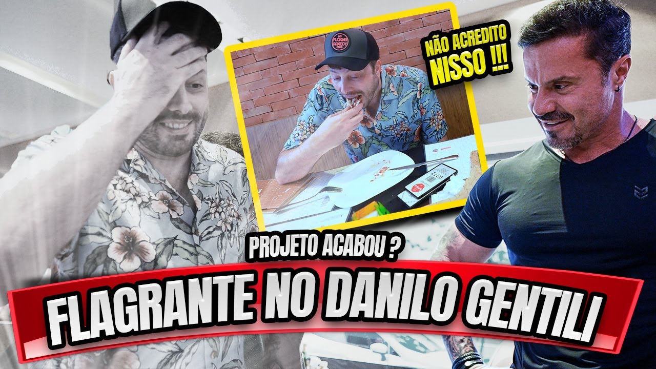 DANILO GENTILI FOI PEGO NO FLAGRA ! FUGIU DO PROJETO ?