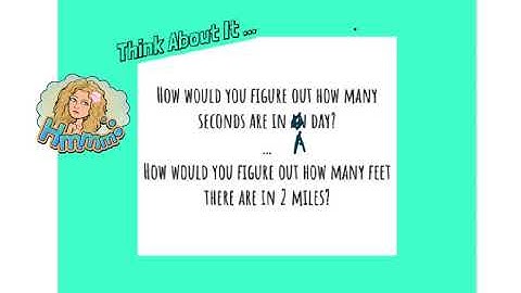 7th Grade: Converting Unit Rates Virtual Lesson
