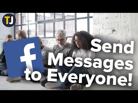 உங்கள் நண்பர்கள் அனைவருக்கும் Facebook இல் செய்திகளை அனுப்புகிறது!