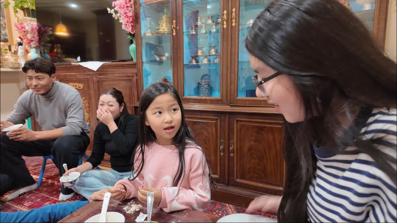 Losar shopping and Gu Thuk at In-laws. 