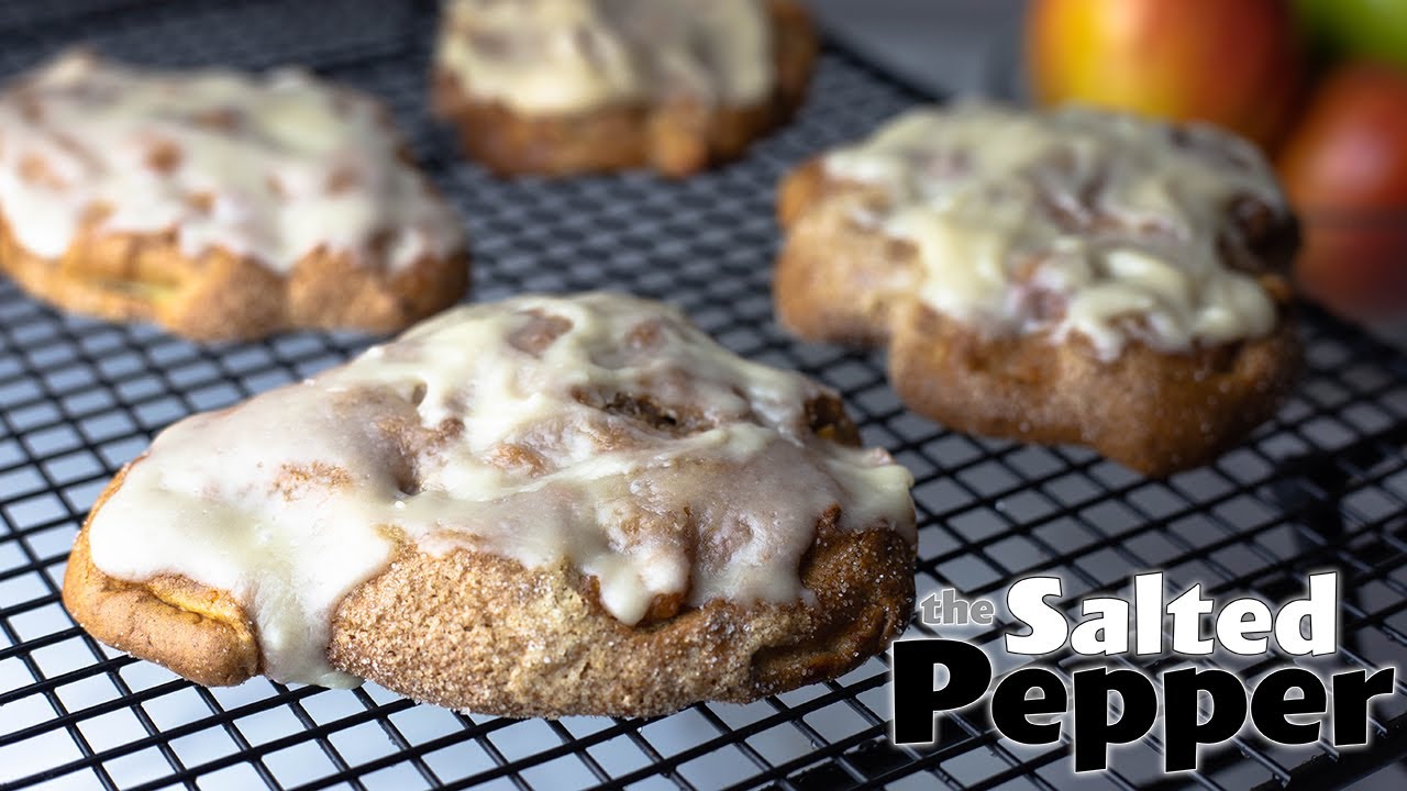 Эти яблочные оладьи жарятся на воздухе БЕЗ использования масла!