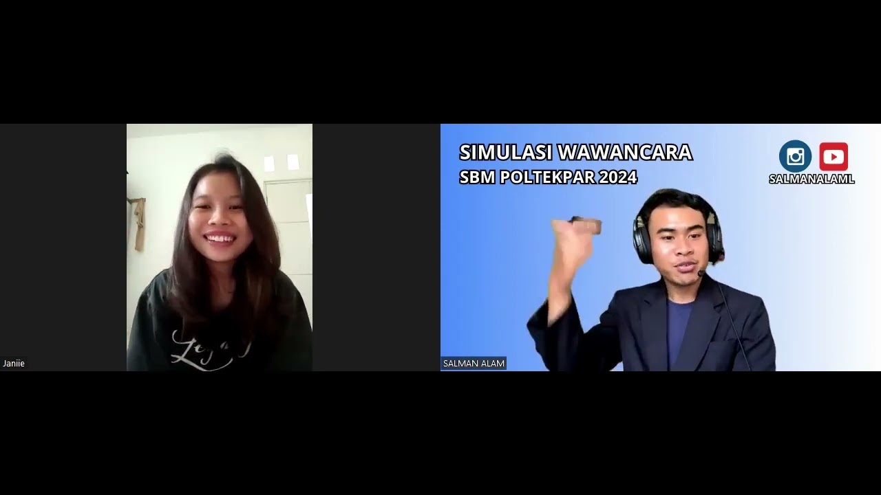 SIMULASI WAWANCARA MASUK POLTEKPAR SBM / SMM POLTEKPAR 2024 JANI - POLTEKPAR NHI - TOUR ARRANGEMENT