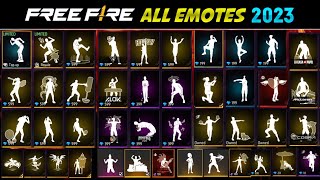 Free Fire All Emotes | All Emotes Collection In Free Fire | Free Fire All Emotes 2017 To 2023 Video screenshot 3