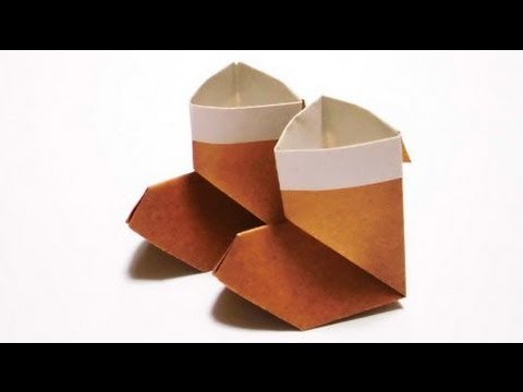折り紙 Origami 長靴 ブーツ Boots Youtube