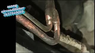 Hitachi ac gea charge and vacuum#airconditioner #repair #vacuum#service #hitachi 