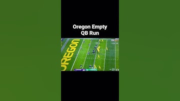 Oregon Ducks Offense Empty QB Run Football Plays for Coaches
