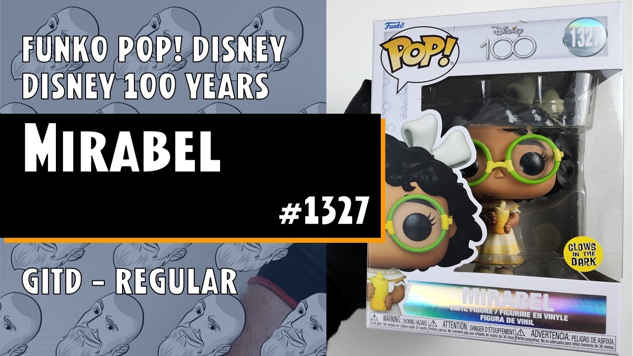 Funko Mirabel (Glow in the Dark) Disney100 Pop! Vinyl Figure, Encanto