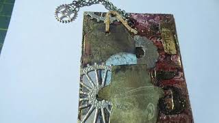 Steampunk Mixed Media Tag / Tutorial