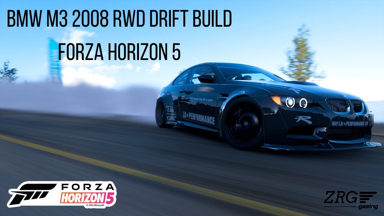 BMW M3 2008 RWD Drift Build Easy - Forza Horizon 5 2K Gameplay - YouTube
