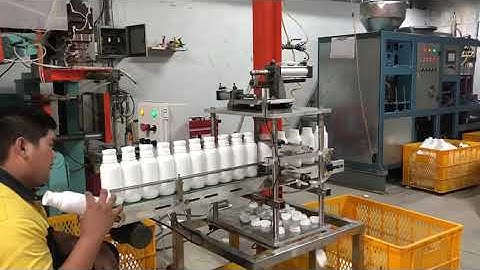 Máy Cắt Cổ Chai HDPE  Tự Động